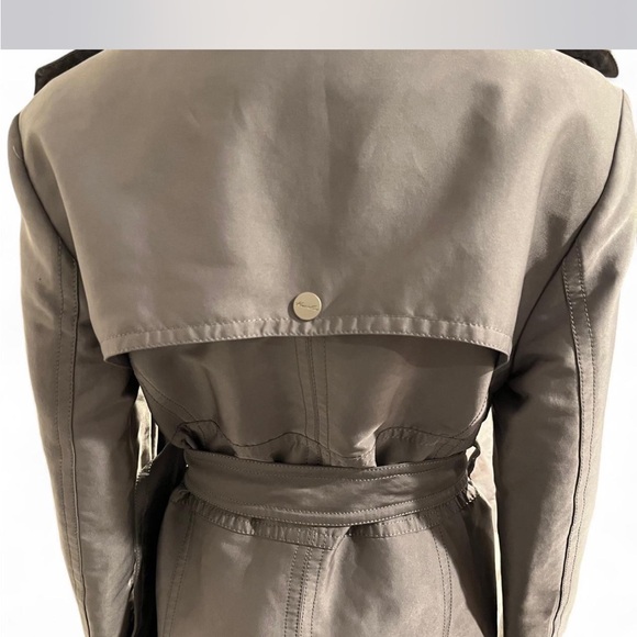 Y2K Kenneth Cole New York Gray Trench Coat - Picture 8 of 8